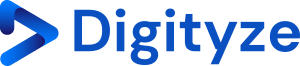 Logo di Digityze in versione pantone blu