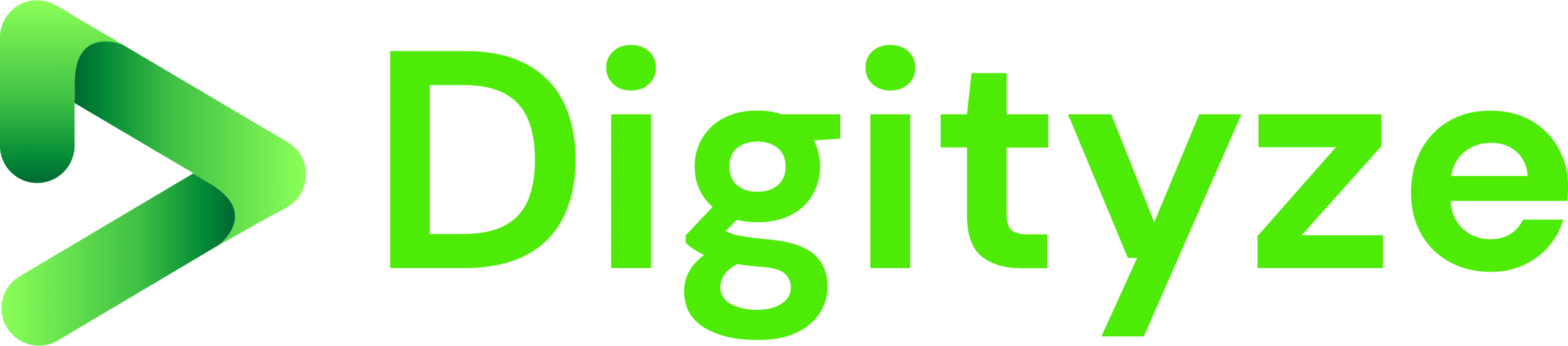 Logo di Digityze in versione pantone verde